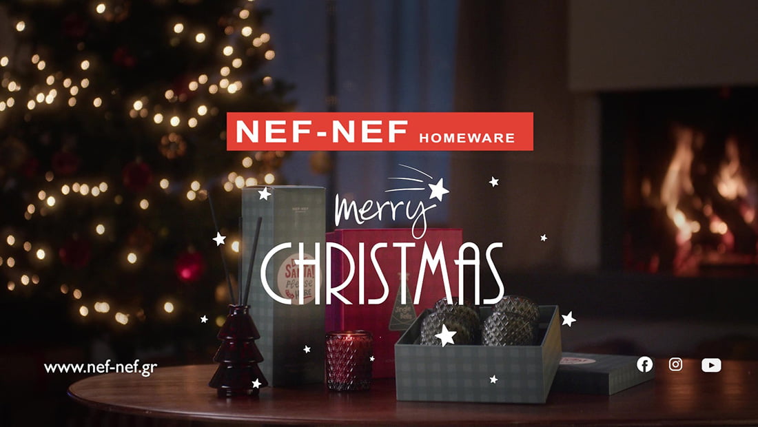 Νέα χριστουγεννιάτικη καμπάνια από τη Nef-Nef Homeware